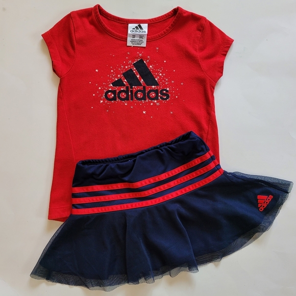 Adidas Toddler Girls Outfit 2-Piece Set, 3T - Picture 2 of 14